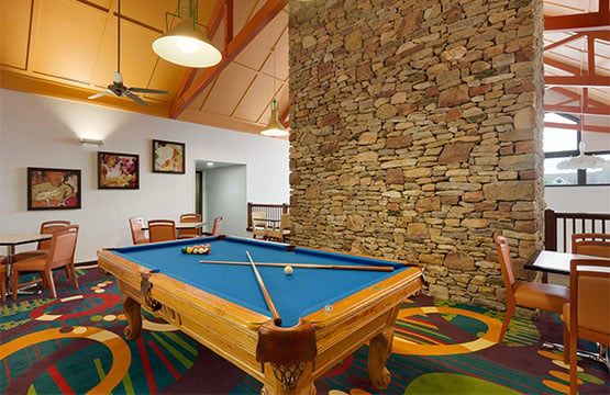 Homewood Suites Hotels Mechanicsburg PA Pool Table at Extended Stay Hotel