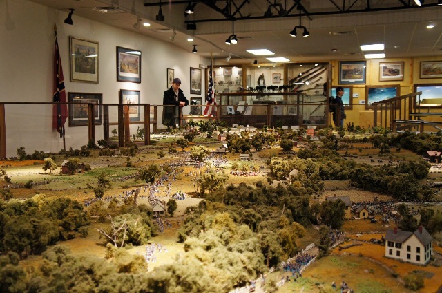 The Museum and Visitor Center at Gettysburg National Military Park is the best place to start your visit to Gettysburg. Here you will find the National Park Service Information Desk, Visitor Center activities, ticket sales, Museum Bookstore, Refreshment Saloon and restrooms.