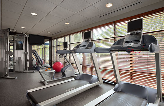 Homewood Suites Updated Fitness Center has everything you need from freestyle weights, to treadmills