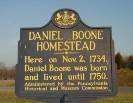 The Daniel Boone Homestead, the birthplace of American frontiersman Daniel Boone, is a museum that is administered by the Pennsylvania Historical and Museum Commission near Birdsboro, Berks County, Pennsylvania in the United States.