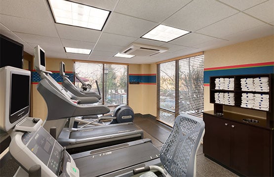 Fitness Center at Harrisburg Hampton Inn Hotels Mechanicsburg Pa