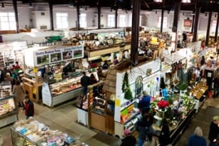 Central Market, also known as Lancaster Central Market, is a historic public market located in Penn Square, in downtown Lancaster, Pennsylvania. Until 2005, the market was the oldest municipally-operated market in the United States.