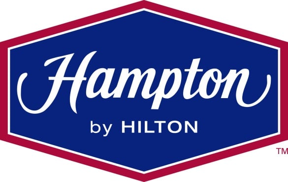 Hampton Inn by Hilton Hotel for hersheypark Mechanicsburg PA logo