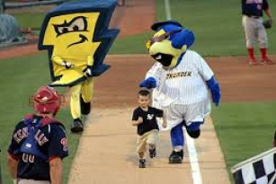 Home baseball park for the Trenton Thunder of the Eastern League serving hot dogs & beer.