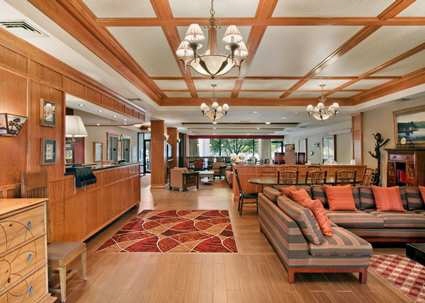 Rustic and Modern Colonial Lobby