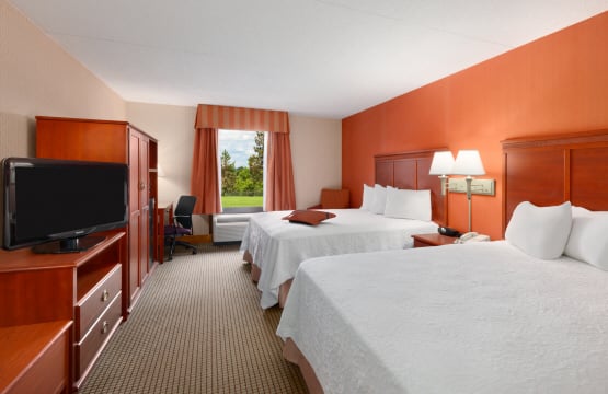 Double Queen rooms at Hampton inn hotel mechanicsburg pa 