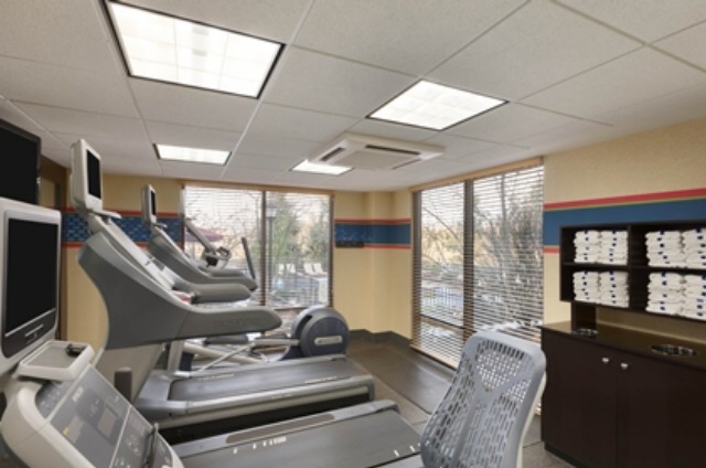 Fitness Center at the Hampton Inn Hotel in Harrisburg