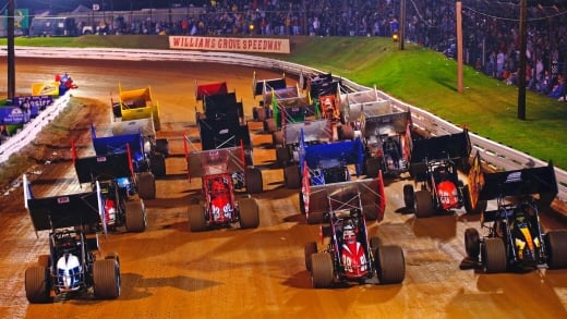 Sprint car track at williams grove speedway mechanicsburg pa