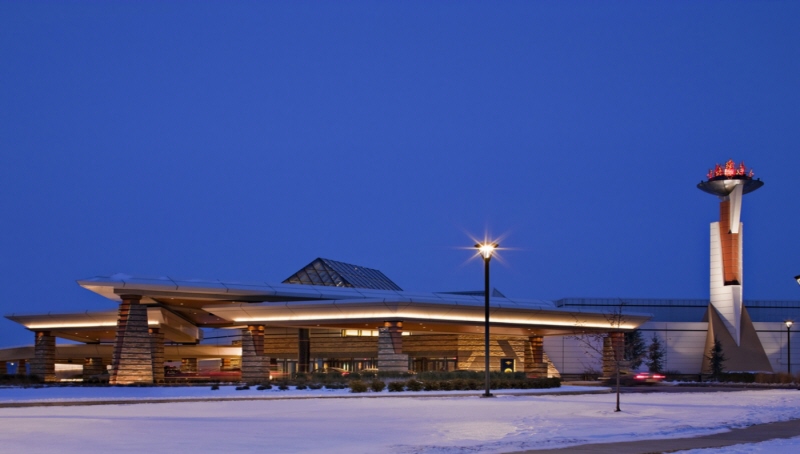 From the outside, the complex looks like a ski resort, but from the inside, you immediately get blown away at the sights and sounds of the entertainment.