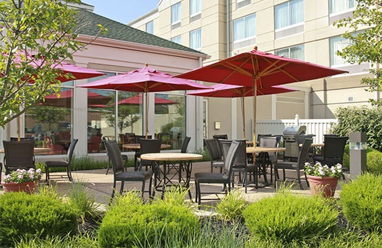 Vast open patio area with a walking trail allows you to start your morning with a breath of fresh air.